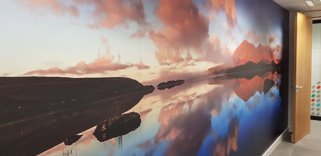 Completed layout visual asset